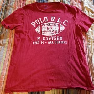 Polo ralph lauren football tshirt